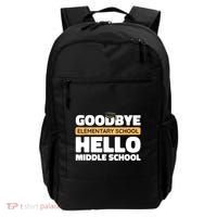 Goodbye Middle School Hello High School 8th Grade Graduation Backpack thumb 0