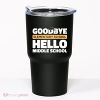 Goodbye Middle School Hello High School 8th Grade Graduation Tumbler thumb 0