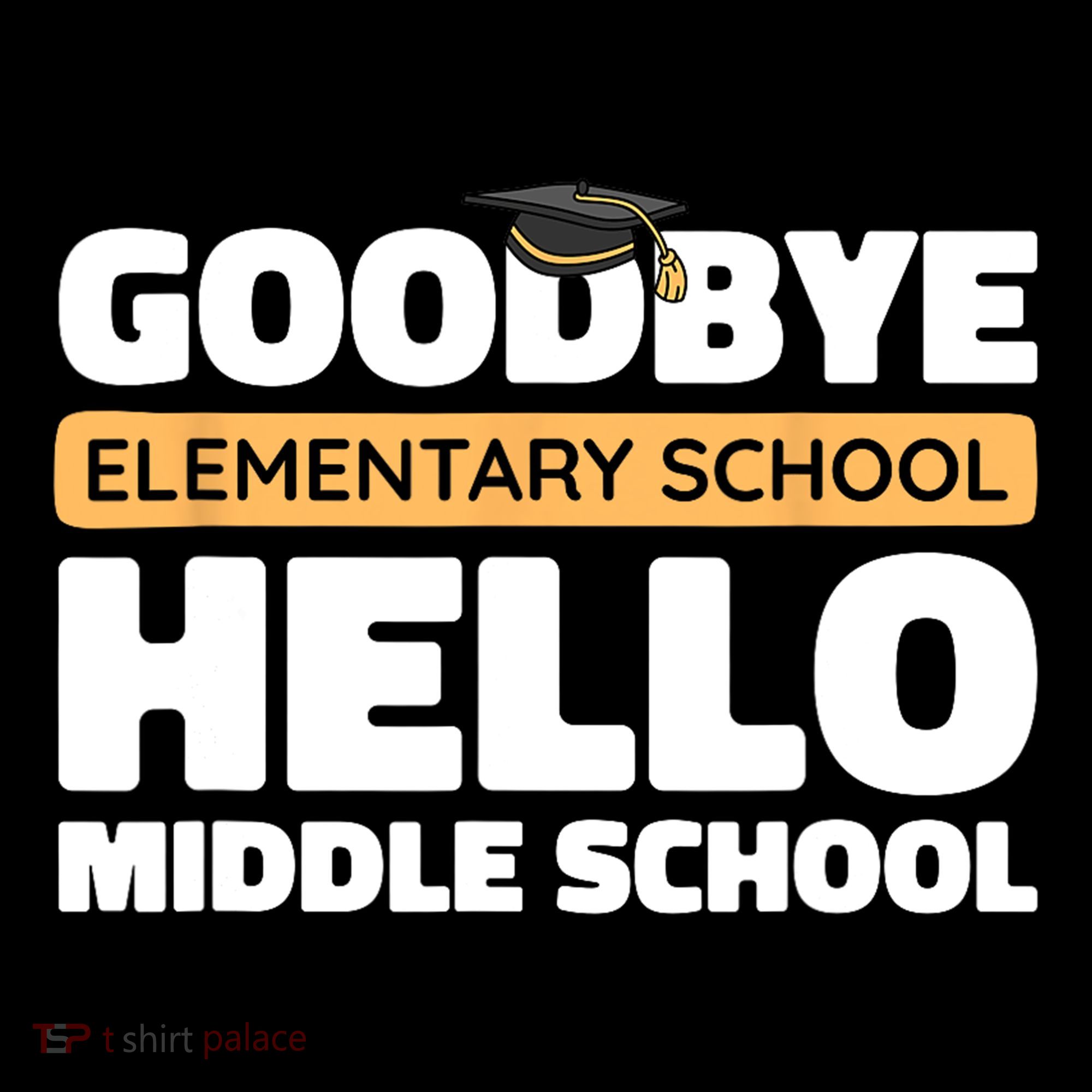 Goodbye Middle School Hello High School 8th Grade Graduation Mousepad