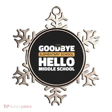 Goodbye Middle School Hello High School 8th Grade Graduation Ornament