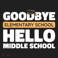 Goodbye Middle School Hello High School 8th Grade Graduation Golf Towel thumb 3