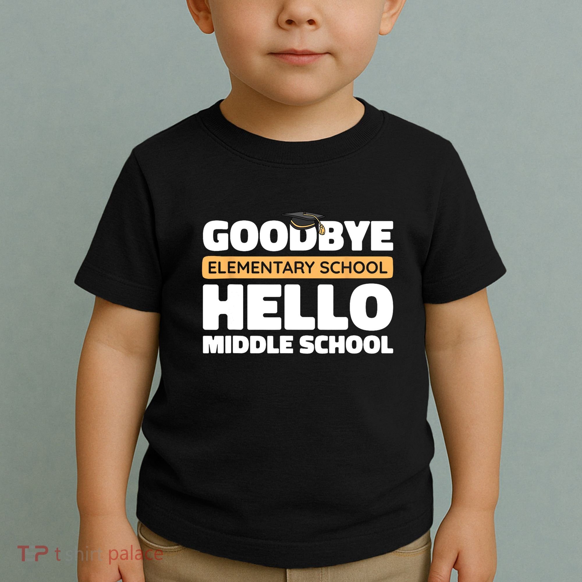 Goodbye Middle School Hello High School 8th Grade Graduation Toddler T-Shirt