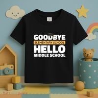 Goodbye Middle School Hello High School 8th Grade Graduation Toddler T-Shirt thumb 3