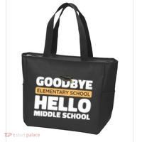 Goodbye Middle School Hello High School 8th Grade Graduation Tote Bag thumb 3