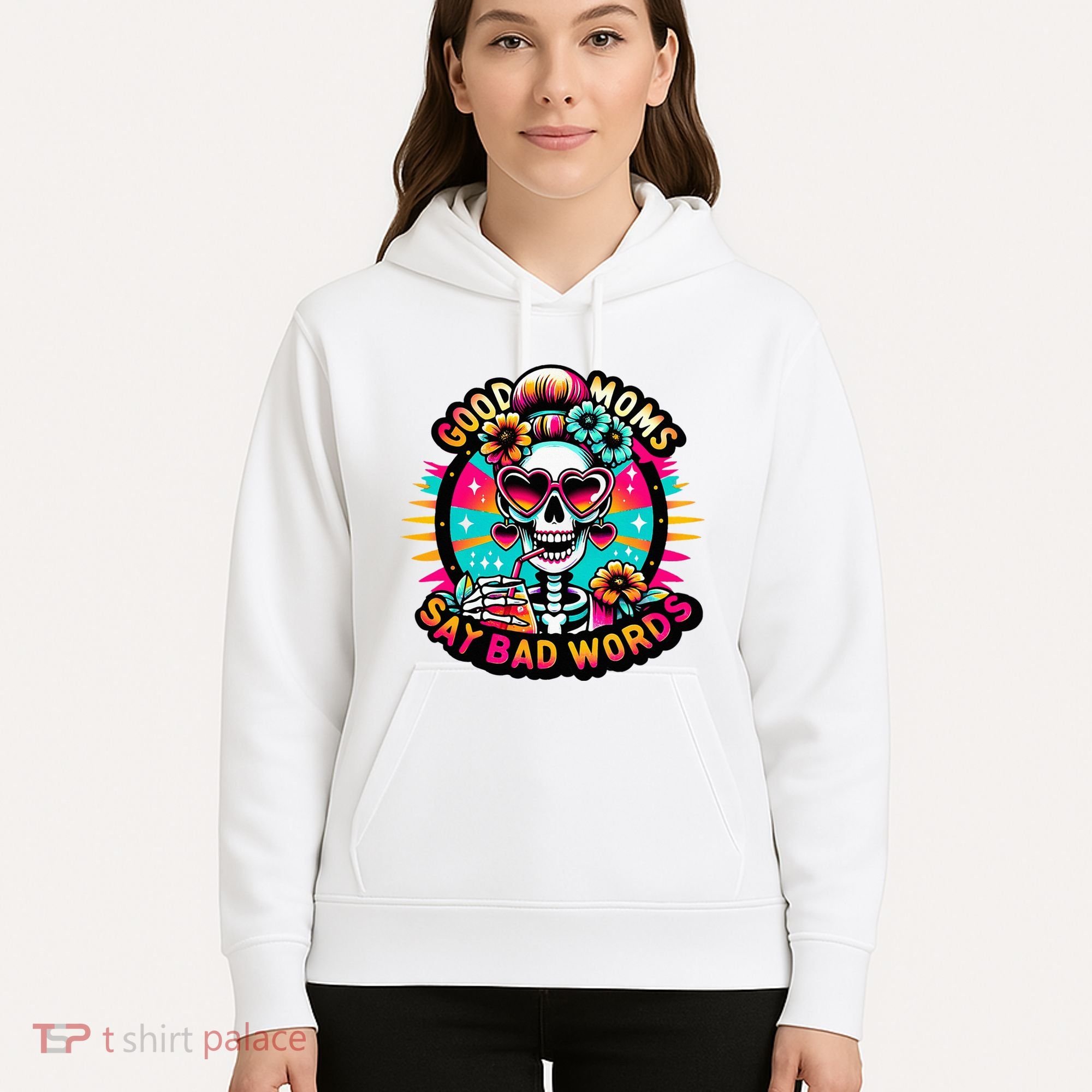Good Moms Say Bad Words Cool Hoodie