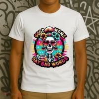 Good Moms Say Bad Words Cool T-Shirt thumb 3
