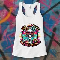 Good Moms Say Bad Words Cool Women's Tank Top thumb 3