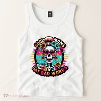Good Moms Say Bad Words Cool Tank Top thumb 2