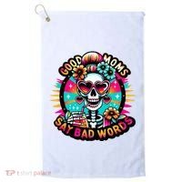 Good Moms Say Bad Words Cool Golf Towel thumb 0