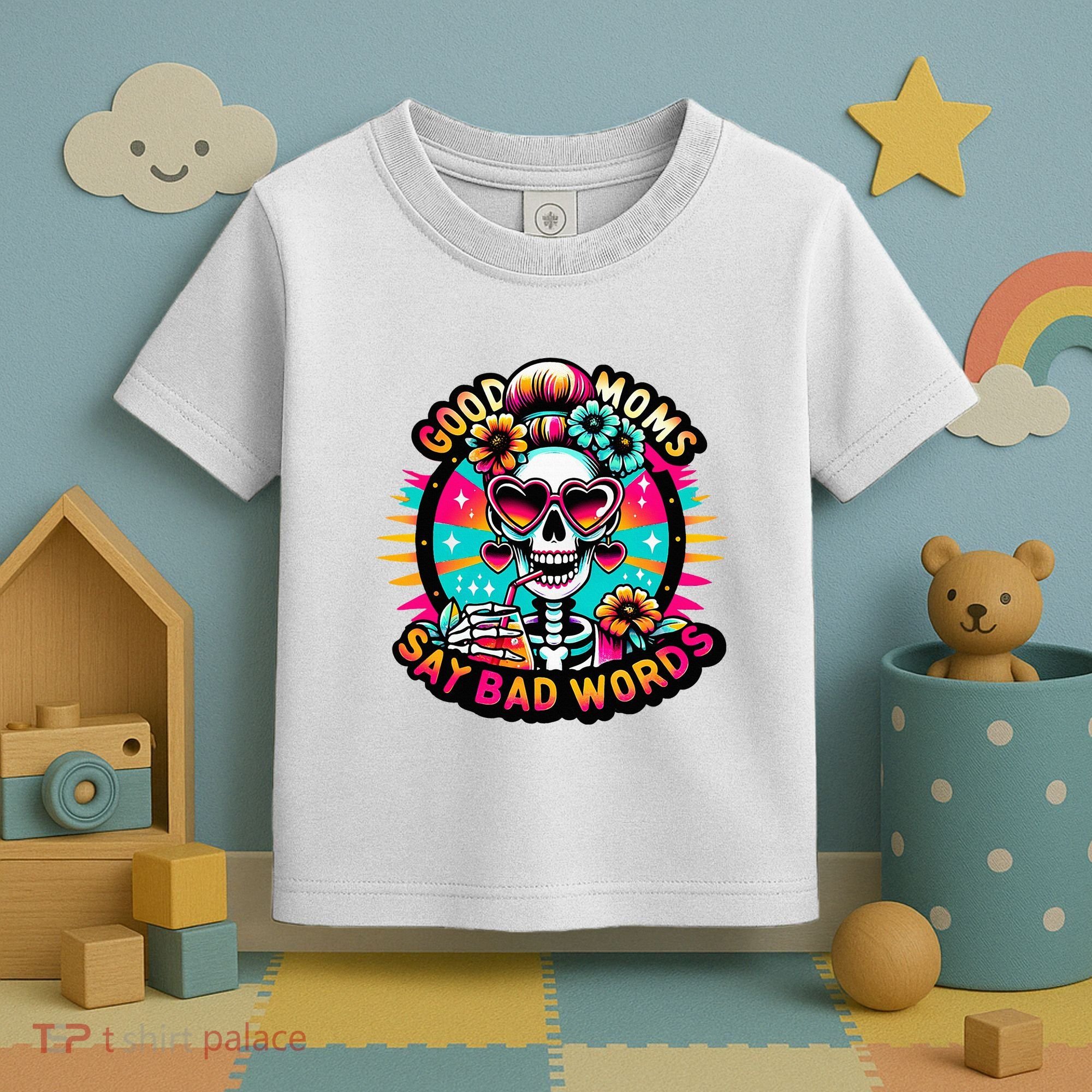 Good Moms Say Bad Words Cool Toddler T-Shirt