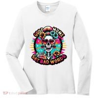 Good Moms Say Bad Words Cool Women's Long Sleeve Shirt thumb 0