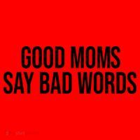 Good Moms Say Bad Words Funny Mom Santa Hat thumb 1
