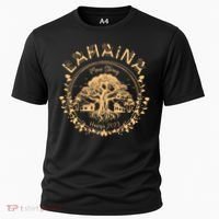 Golden Maui Strong Lahaina Strong Banyan Tree Cooling Performance Crew T-Shirt thumb 0
