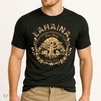 Golden Maui Strong Lahaina Strong Banyan Tree Cooling Performance Crew T-Shirt thumb 2