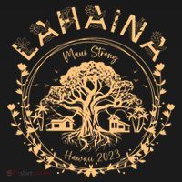 Golden Maui Strong Lahaina Strong Banyan Tree Cooling Performance Crew T-Shirt thumb 4