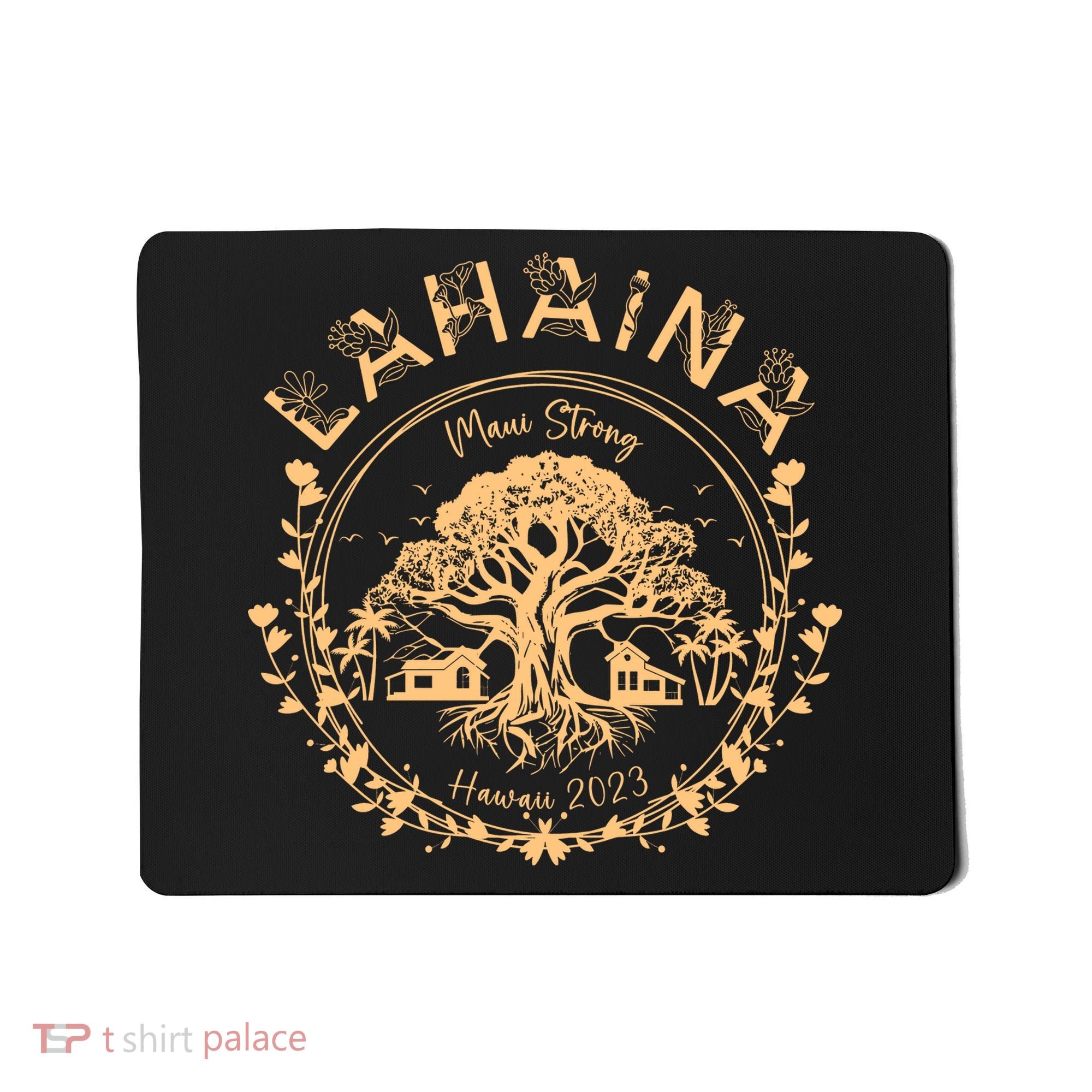 Golden Maui Strong Lahaina Strong Banyan Tree Mousepad