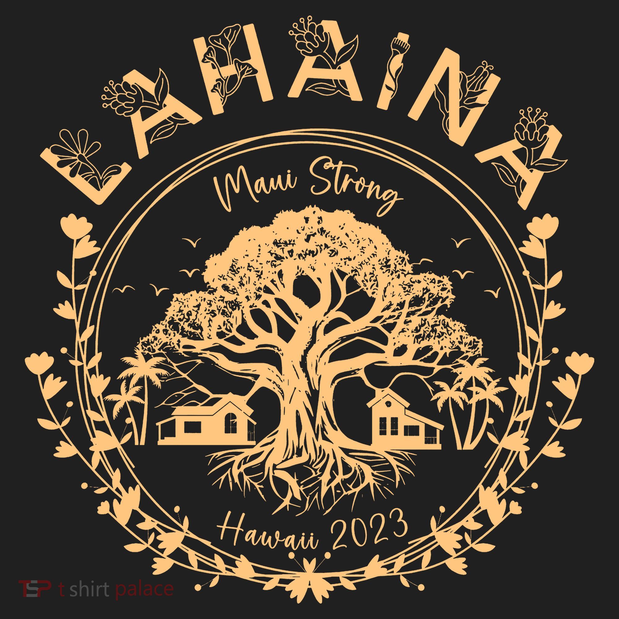 Golden Maui Strong Lahaina Strong Banyan Tree Hat