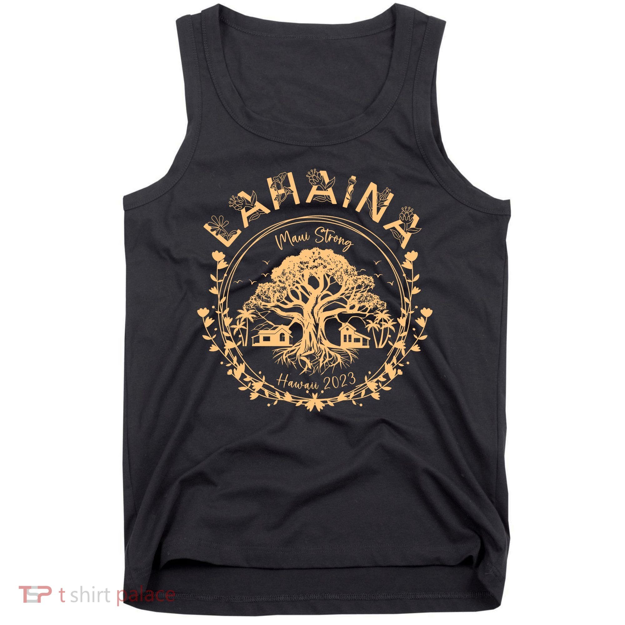 Golden Maui Strong Lahaina Strong Banyan Tree Tank Top