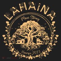 Golden Maui Strong Lahaina Strong Banyan Tree Golf Towel thumb 3