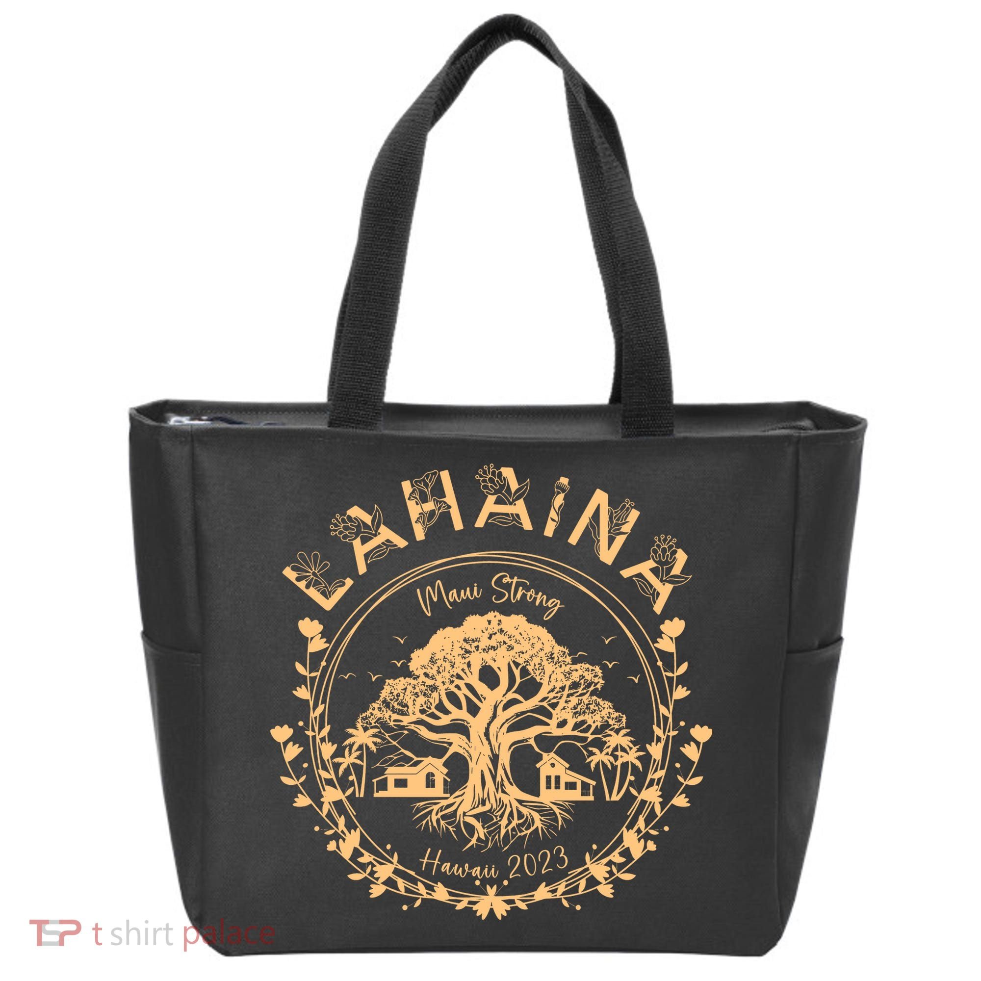 Golden Maui Strong Lahaina Strong Banyan Tree Tote Bag