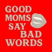 Good Moms Say Bad Words Santa Hat thumb 1