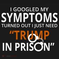 Googled My Symptoms Need Trump In Prison Ornament thumb 1