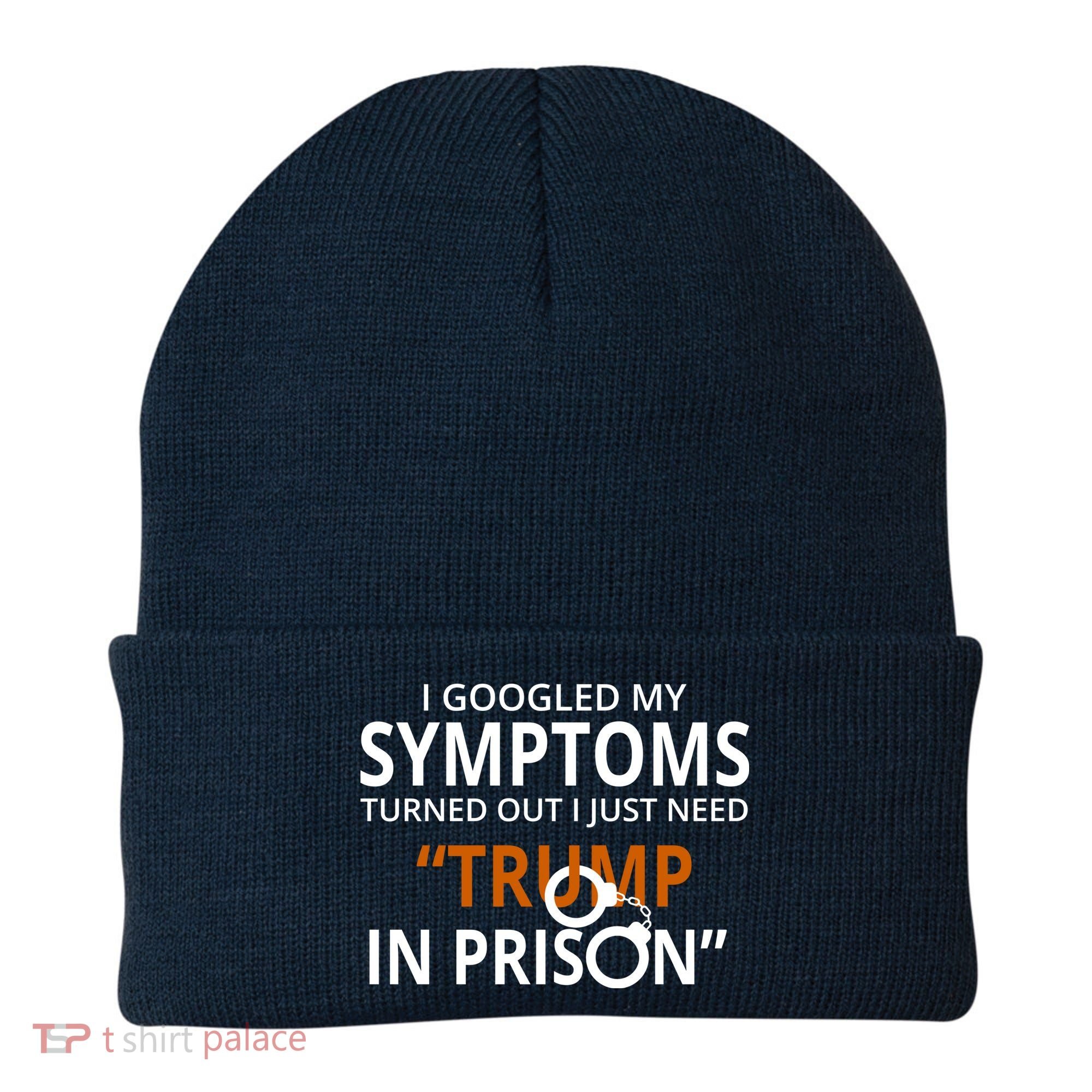 Googled My Symptoms Need Trump In Prison Beanie