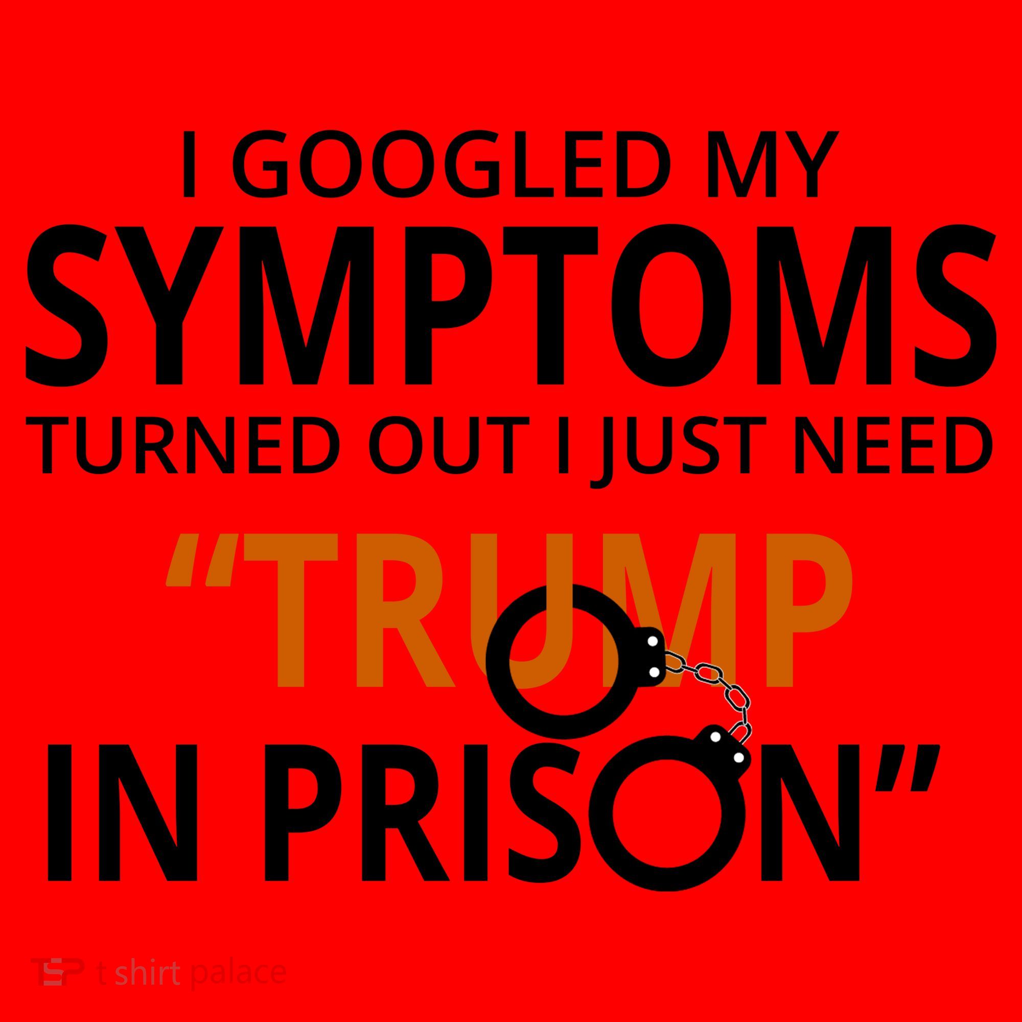 Googled My Symptoms Need Trump In Prison Santa Hat
