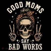 Good Moms Say Bad Words Women's Hoodie thumb 2