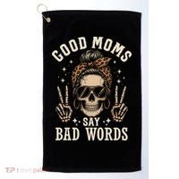 Good Moms Say Bad Words Golf Towel thumb 0