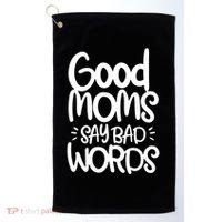 Good Moms Say Bad Words Golf Towel thumb 0