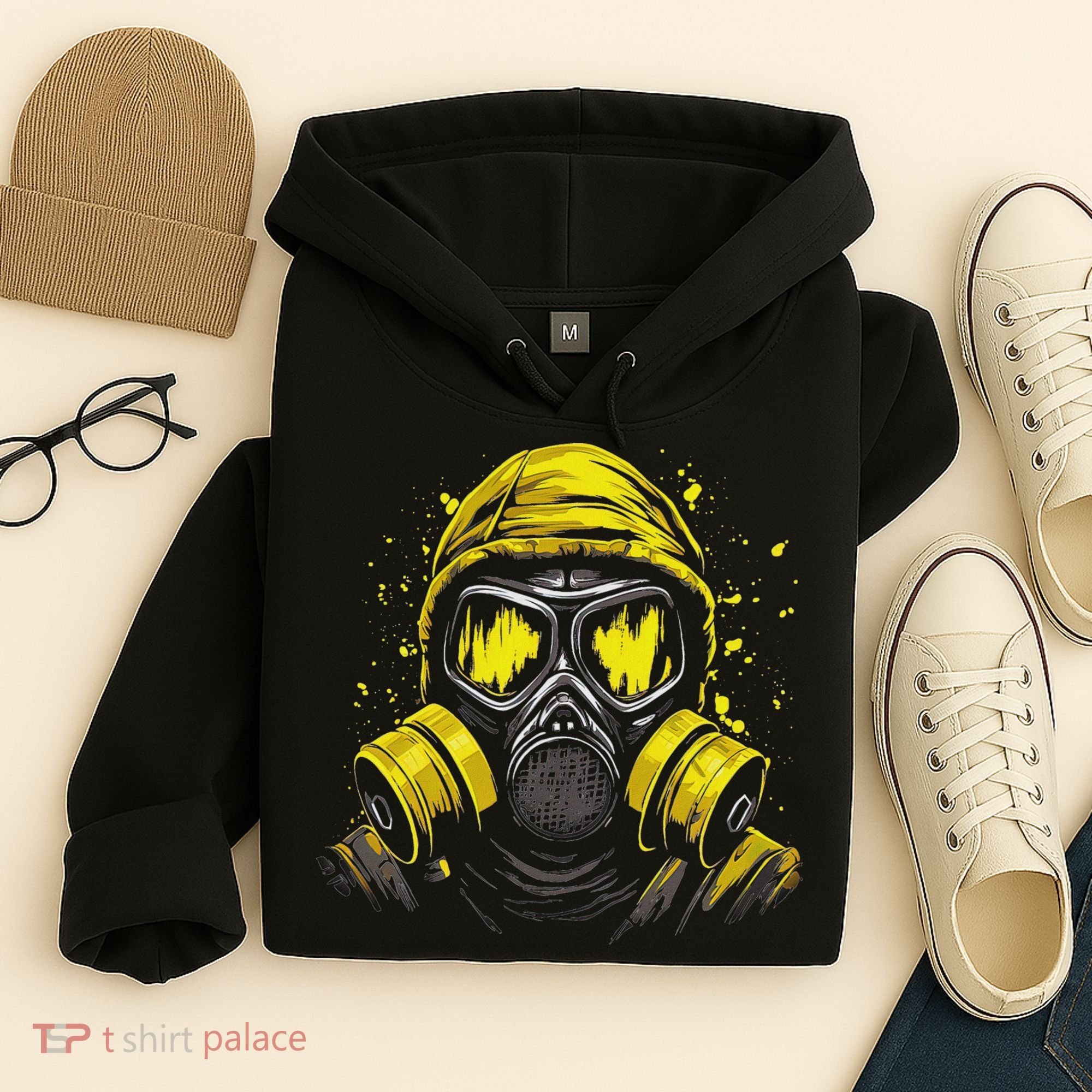 Gas Mask Toxic Biohazard Hoodie