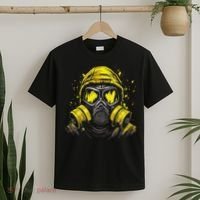 Gas Mask Toxic Biohazard T-Shirt thumb 2