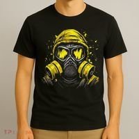 Gas Mask Toxic Biohazard T-Shirt thumb 3