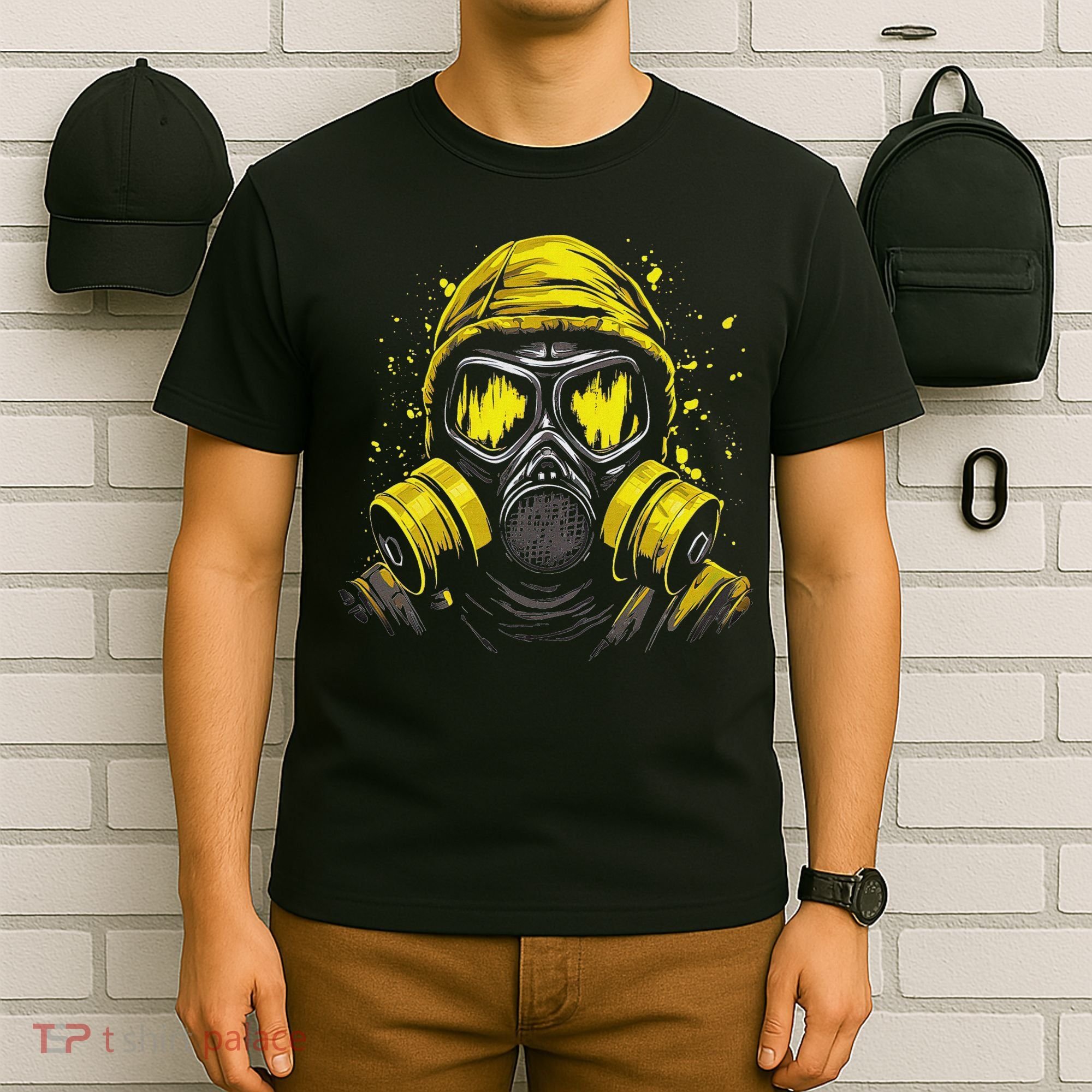 Gas Mask Toxic Biohazard T-Shirt