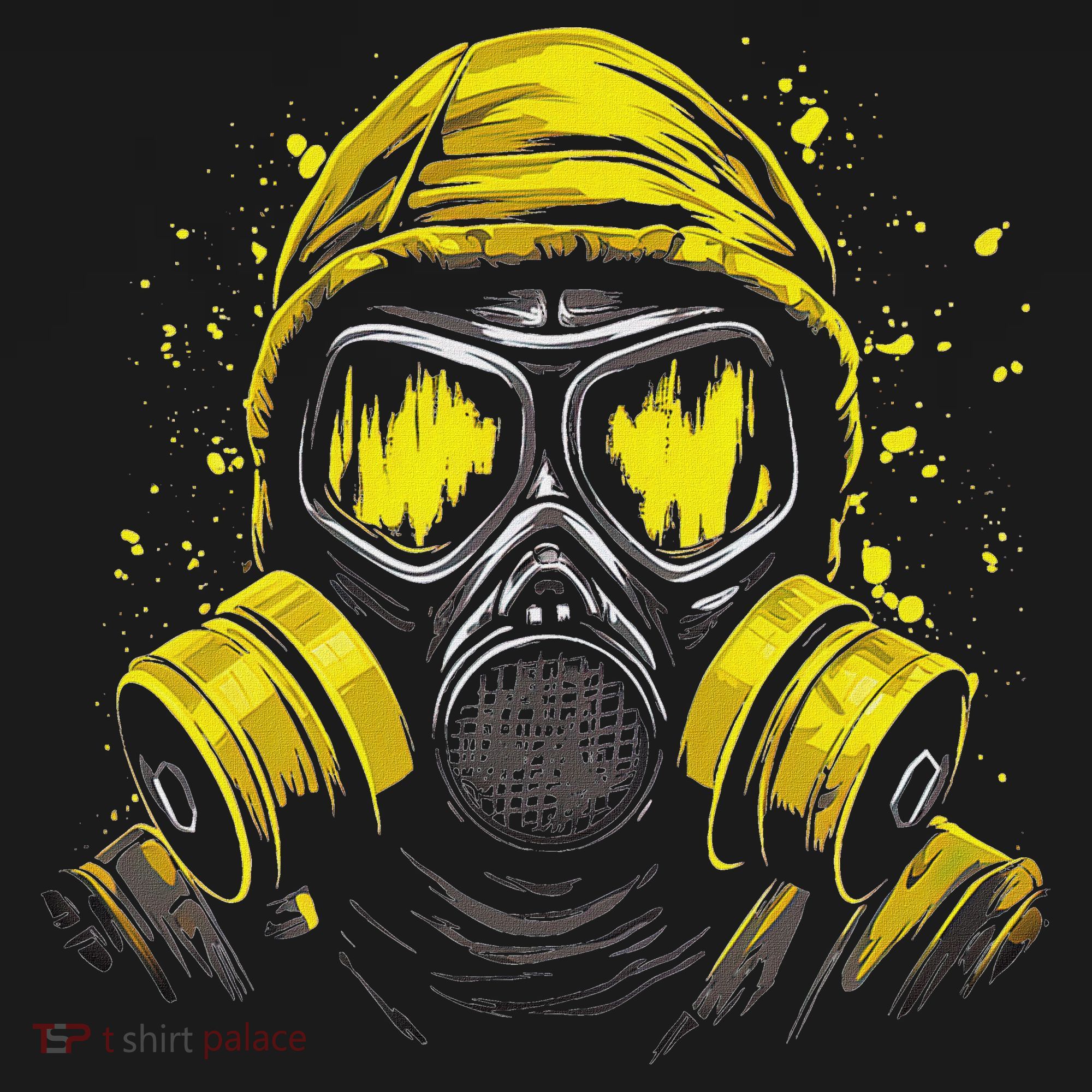 Gas Mask Toxic Biohazard Pajama Set