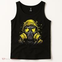 Gas Mask Toxic Biohazard Tank Top thumb 2