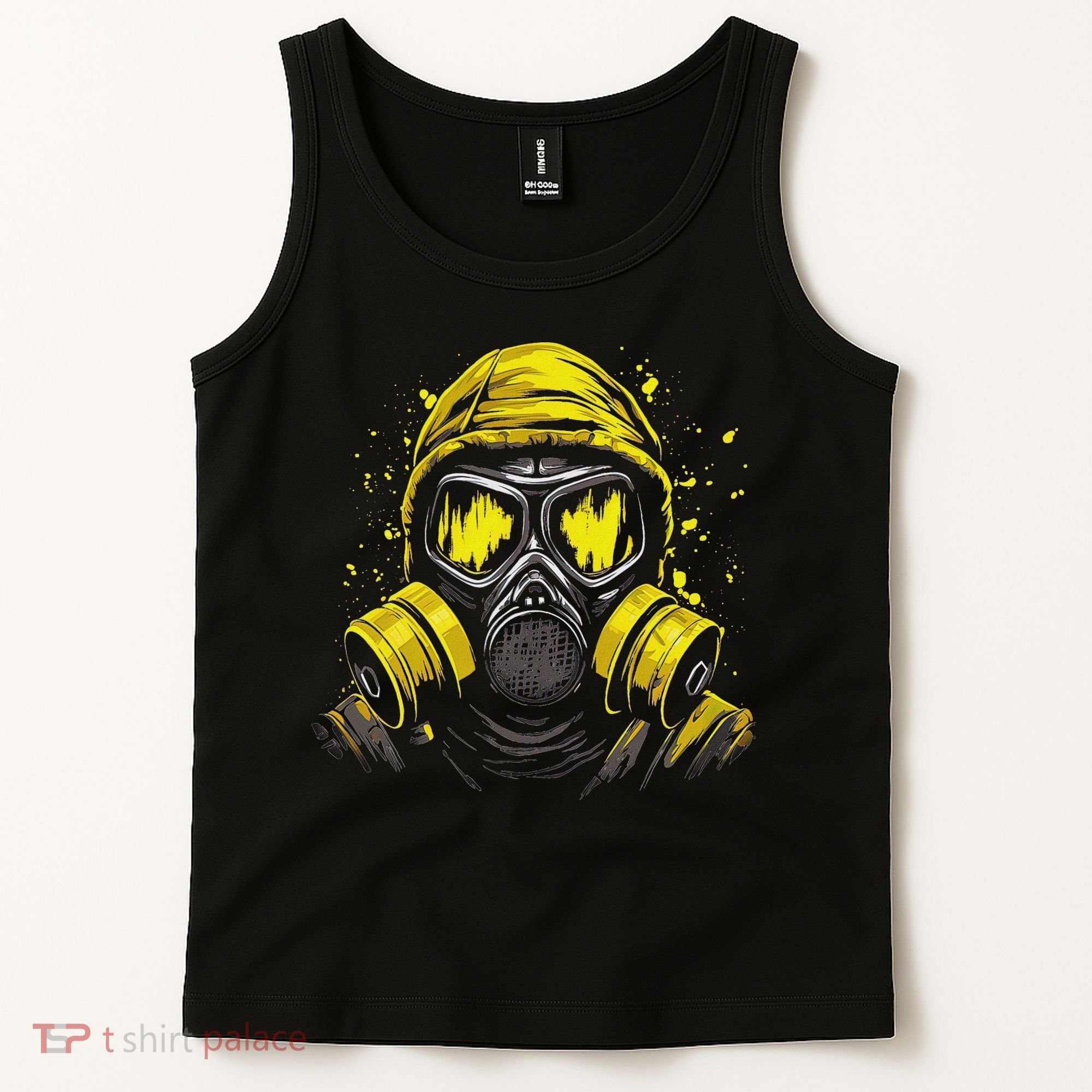 Gas Mask Toxic Biohazard Tank Top