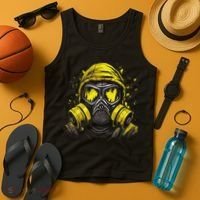 Gas Mask Toxic Biohazard Tank Top thumb 4