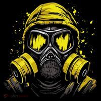 Gas Mask Toxic Biohazard Tank Top thumb 6