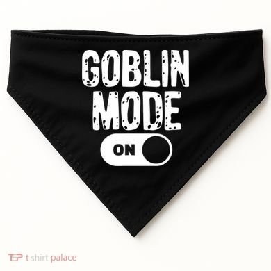 Goblin Mode Trend Goblincore Funny USA-Made Doggie Bandana