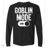 Goblin Mode Trend Goblincore Funny Comfort Colors Heavyweight Long Sleeve T-Shirt thumb 0