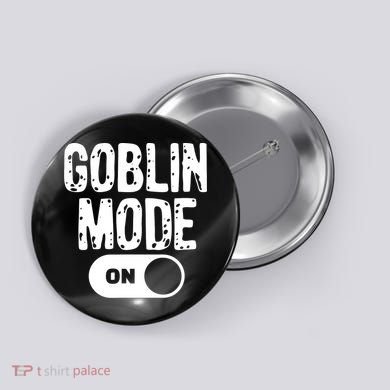 Goblin Mode Trend Goblincore Funny Button