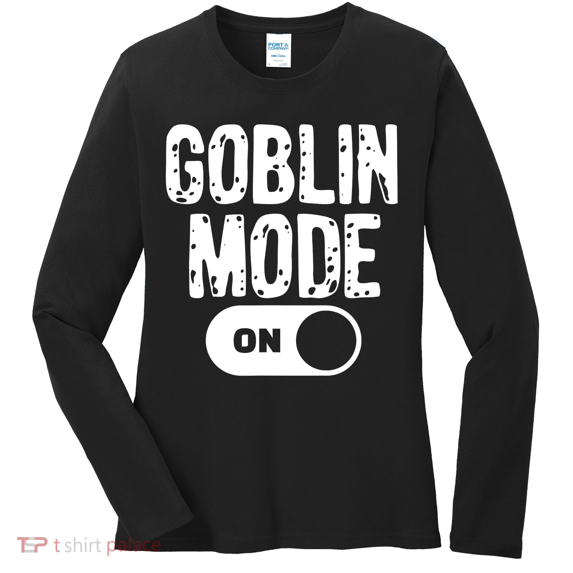 Goblin Mode Trend Goblincore Funny Women's Long Sleeve Shirt