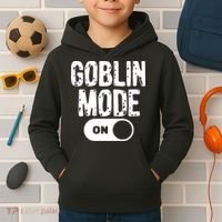 Goblin Mode Trend Goblincore Funny Kids Hoodie thumb 2