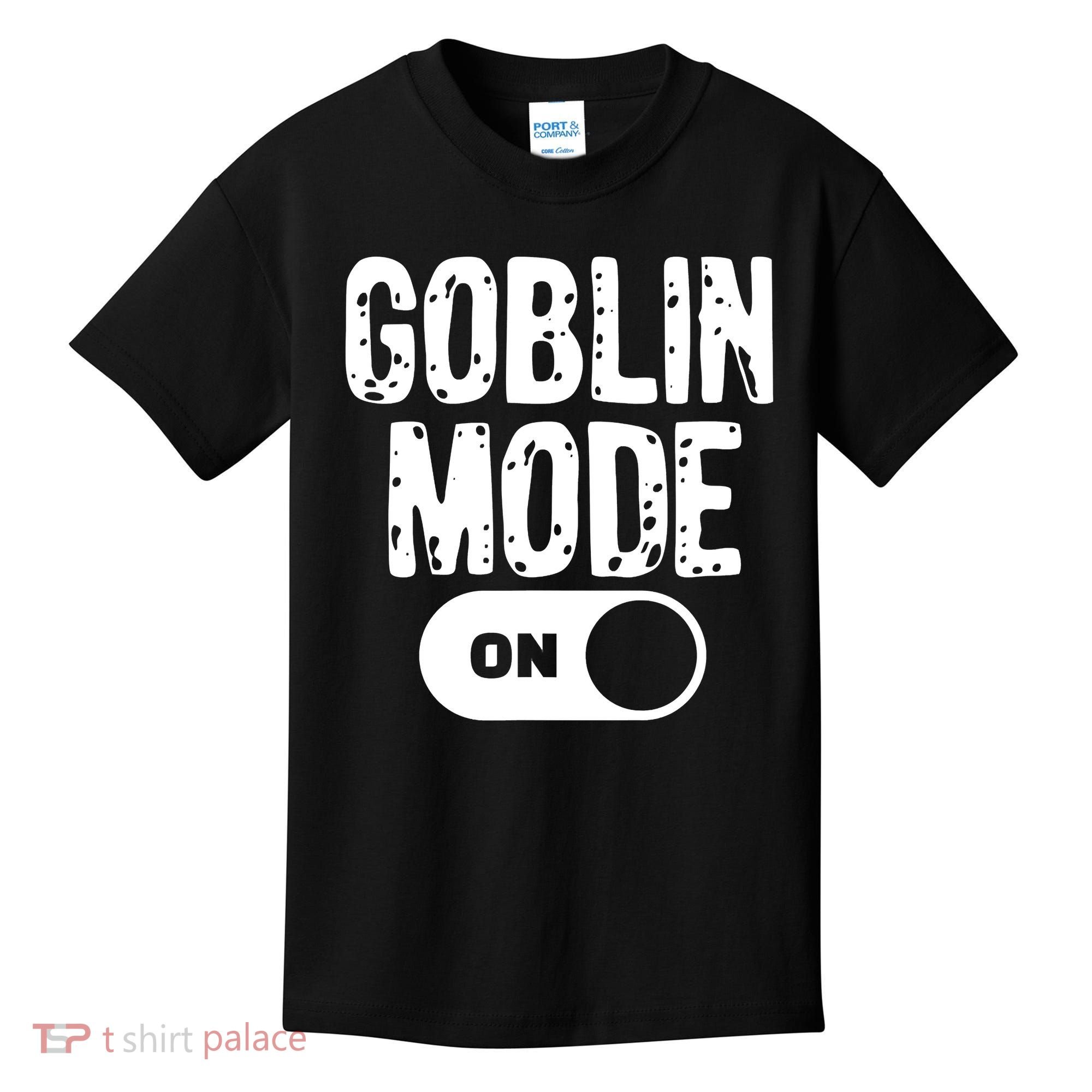 Goblin Mode Trend Goblincore Funny Kids T-Shirt