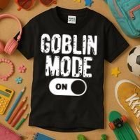 Goblin Mode Trend Goblincore Funny Kids T-Shirt thumb 3