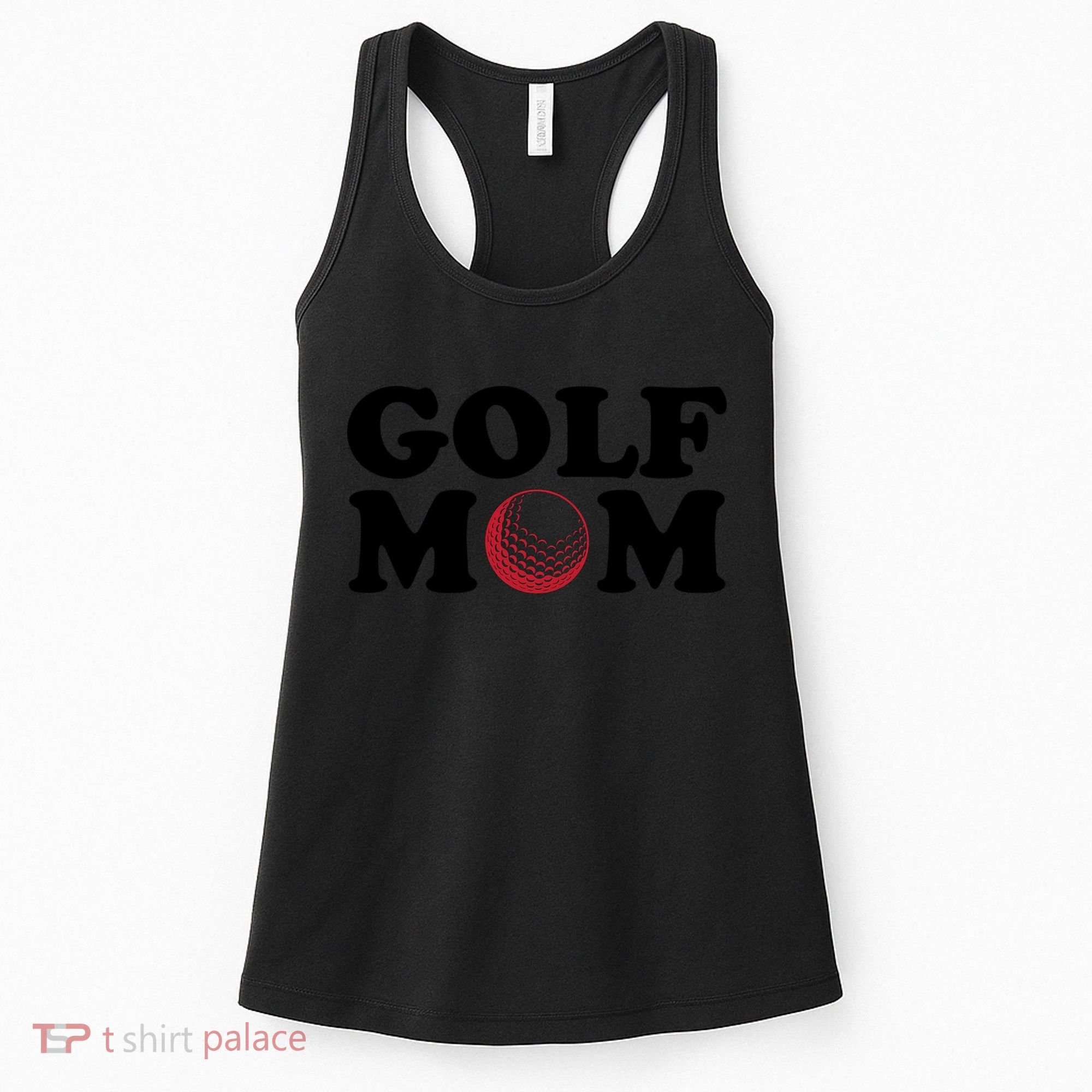 Golf Mom TShirtGolf Mom , Sunflower Shirt Carefree Women's Tank Top