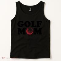 Golf Mom TShirtGolf Mom , Sunflower Shirt Carefree Tank Top thumb 2