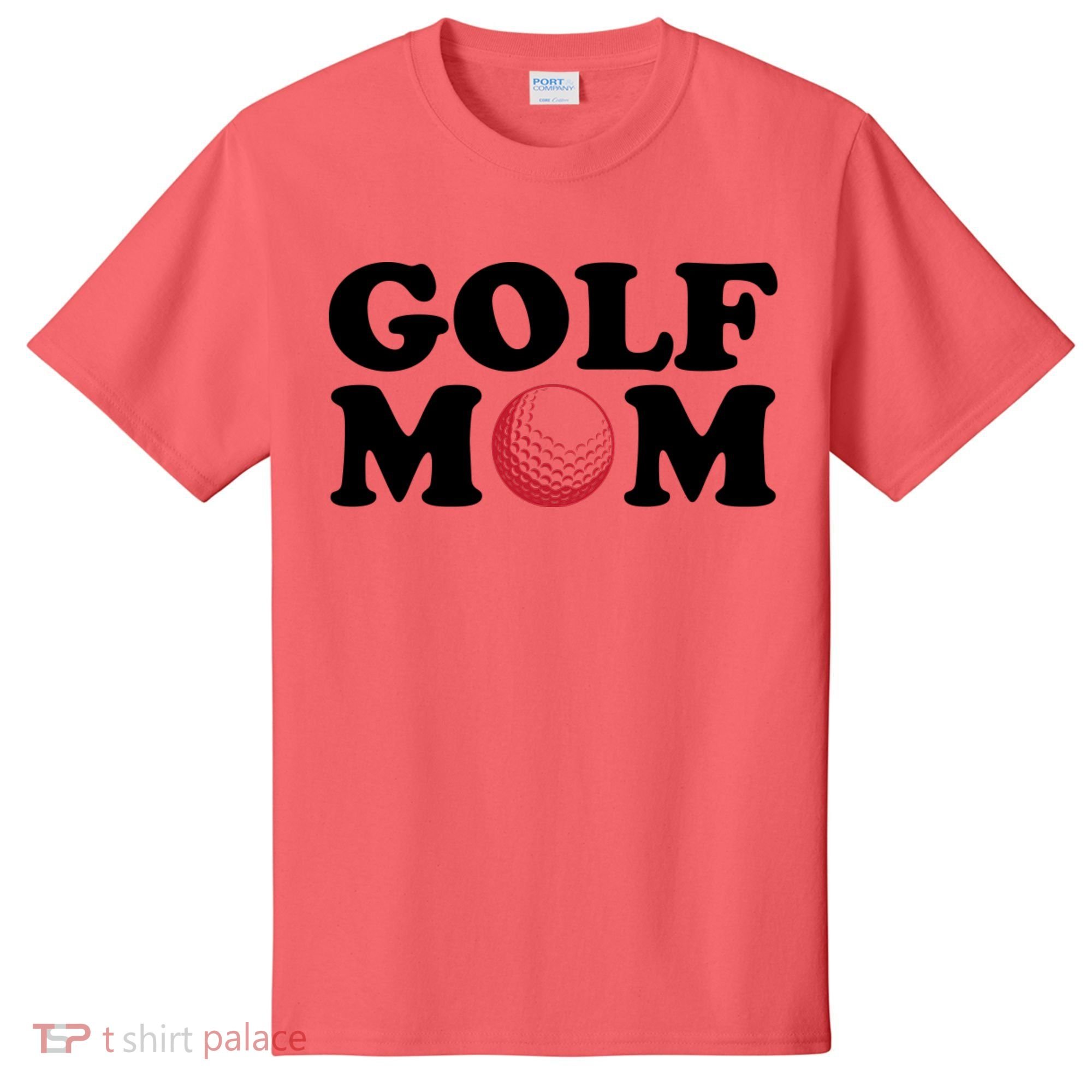 Golf Mom TShirtGolf Mom , Sunflower Shirt Carefree T-Shirt